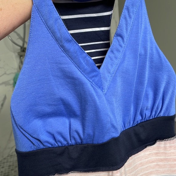 Sweet Outdoor Lifestyle halter dress with padded bra SZ Small Petite - Picture 5 of 5